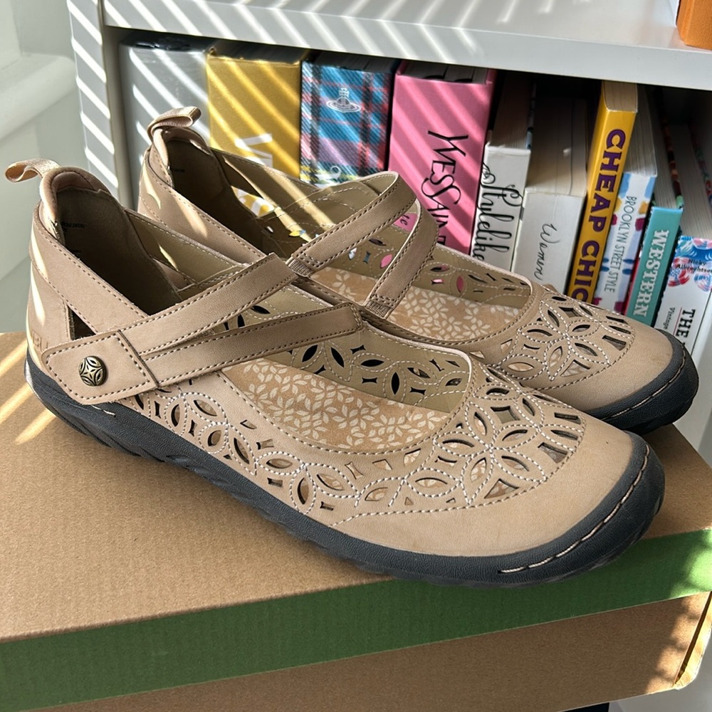 JBU by Jambu & Co. Leather Cutout Sandals
